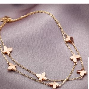 14k solid gold/rose gold butterfly bracelet